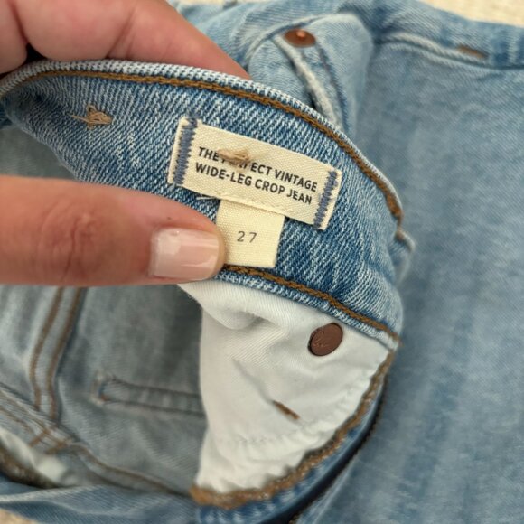 Madewell The Perfect Vintage Wide-Leg Crop Jean - Picture 6 of 9